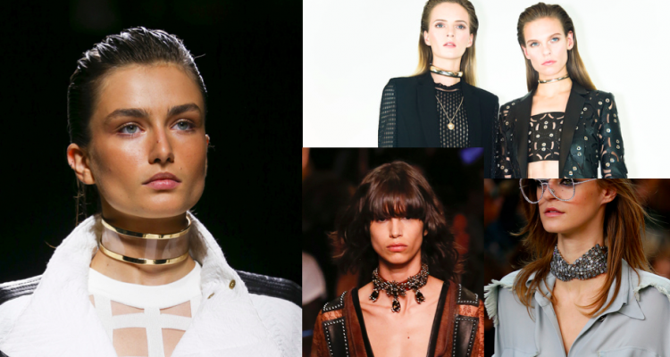 Clockwise: Balmain, Versace, Chanel, Givenchy