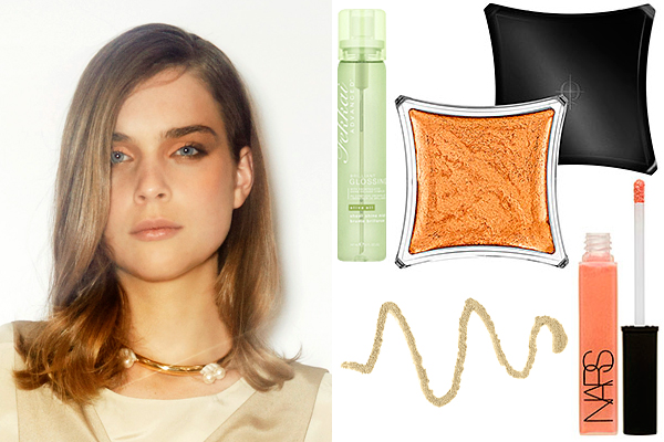 The Golden Girl—This gilded look from 3.1 Phillip Lim resort pairs dramatic The Golden Girl—This gilded look from 3.1 Phillip Lim resort pairs dramatic