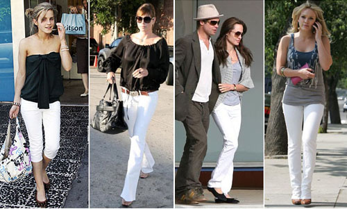 How To Wear - White Jeans