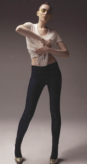 The Row Tee and Skinny Jeans skinny jeans for girls. The Row Tee and Skinny Jeans