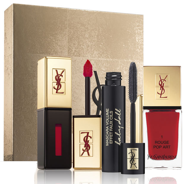 ysl make up bag gift set