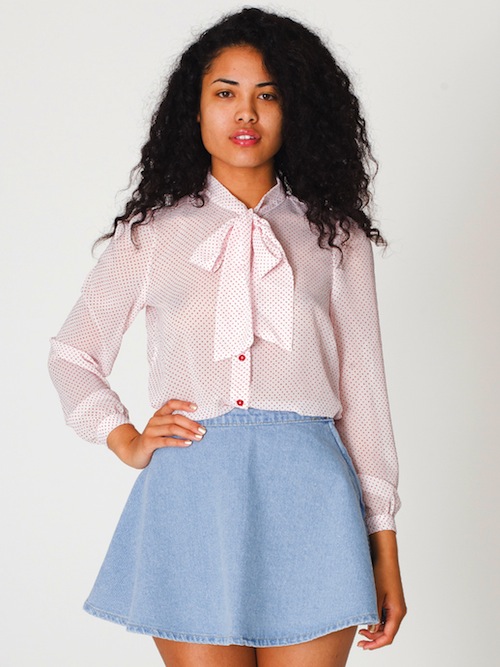 chiffon-secretary-blouse-american-apparel-2