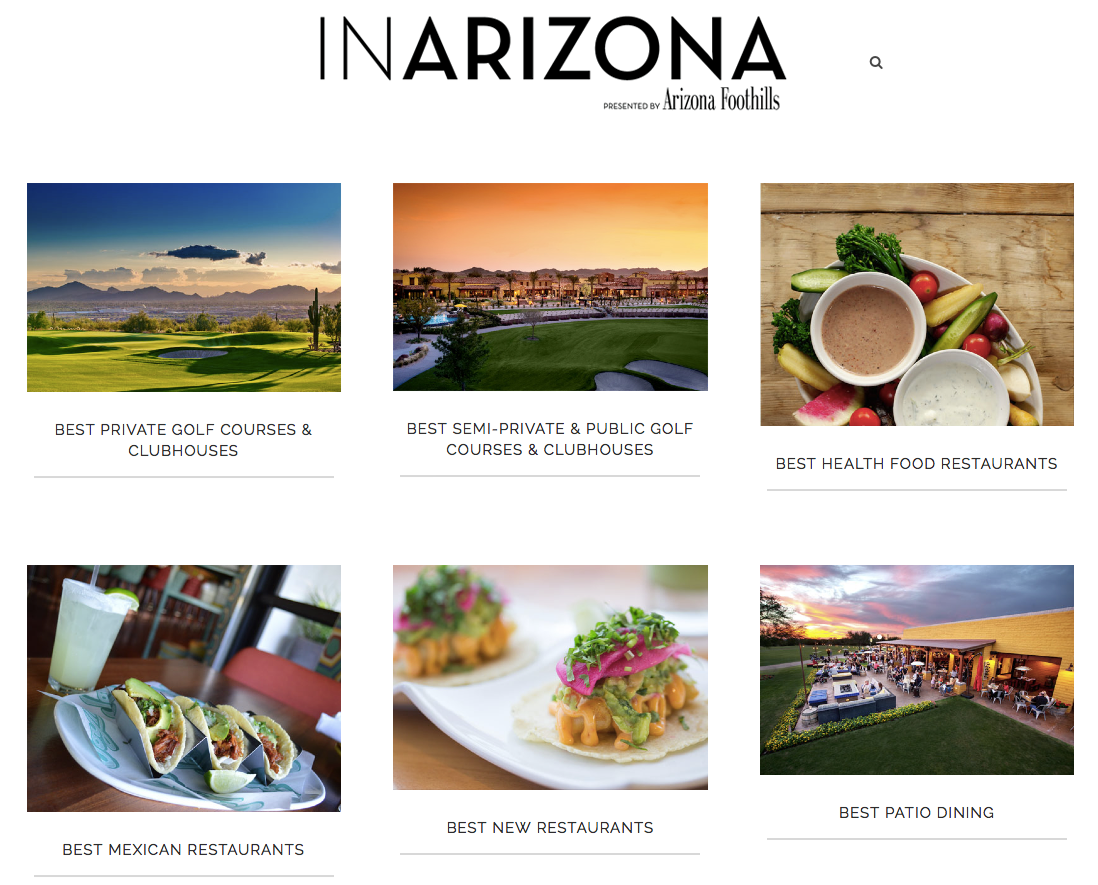 InAZ homepage