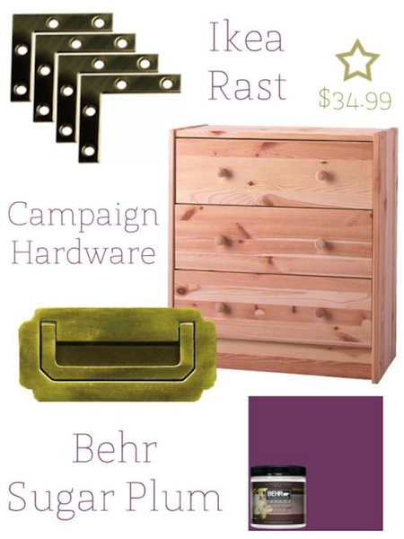 Ikea-transformation-champaign-chest-girls-room