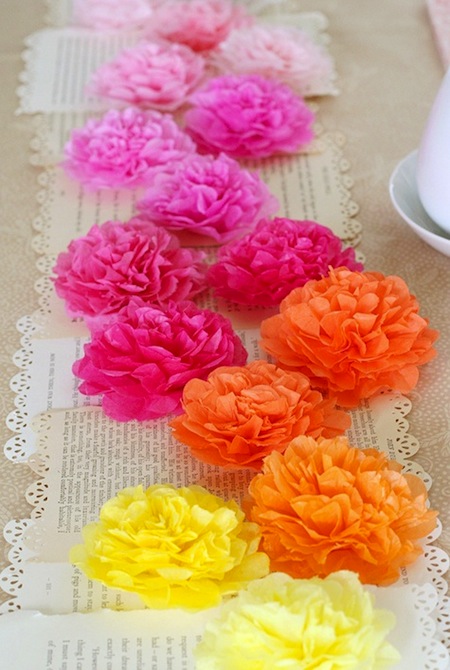 Mexican-Fiesta-Colorful-Tissue-Paper-Flowers-Kids-Crafts