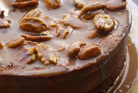 Caramel Chocoalte Pecan Souffle Cake 2