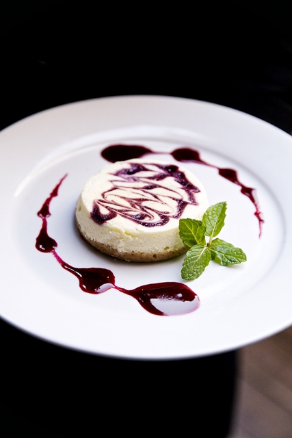 huckleberry cheesecake