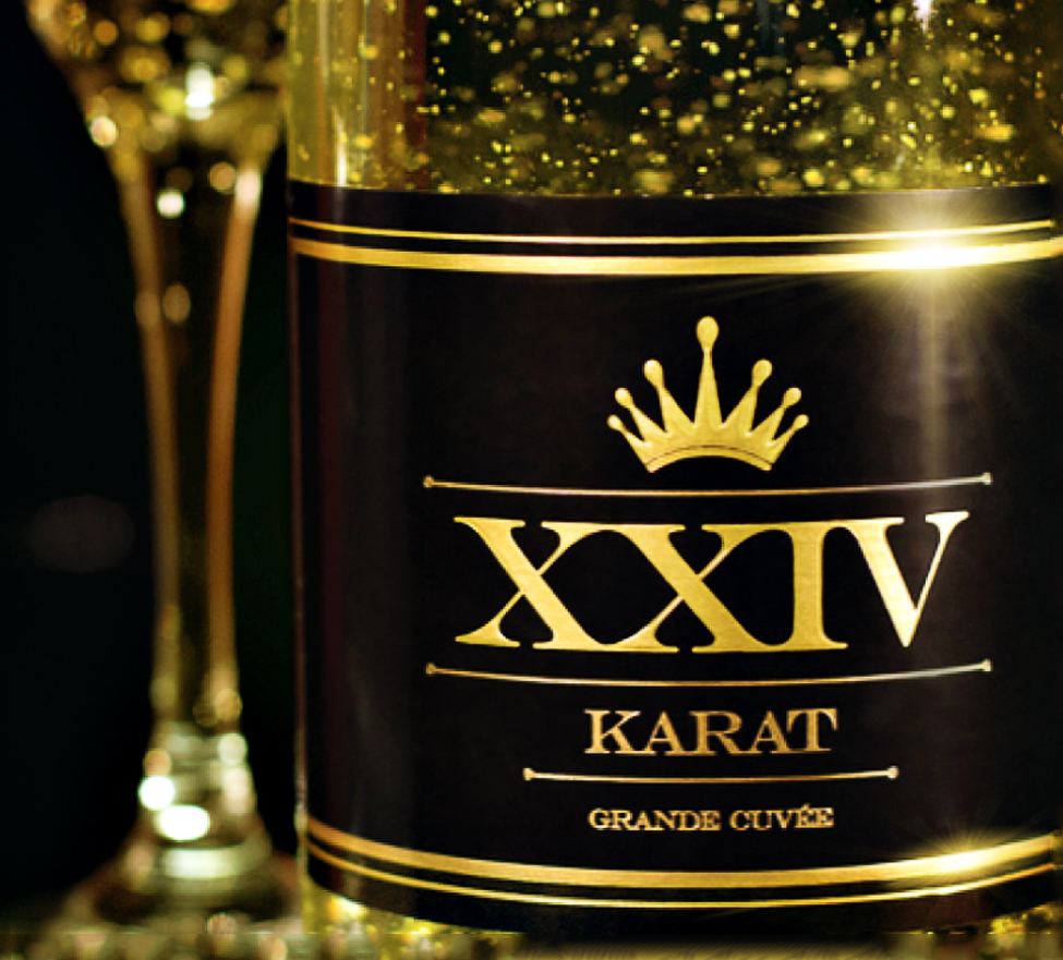 Sip on 24Karat Gold Leaf With XXIV Karat Grand Cuvée Sparkling Wine
