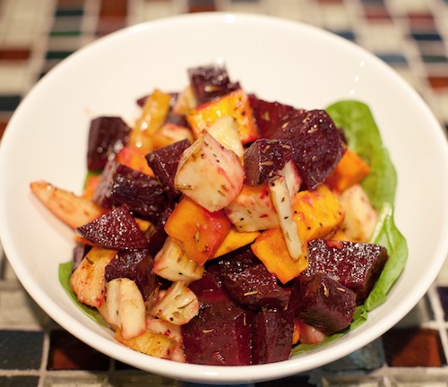 Roasted Root Veg close up