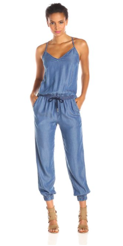 Splendid Women's Crossback Chambray Jumpsuit