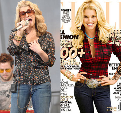 jessphotoshop1 Jessica Simpson Elle Magazine