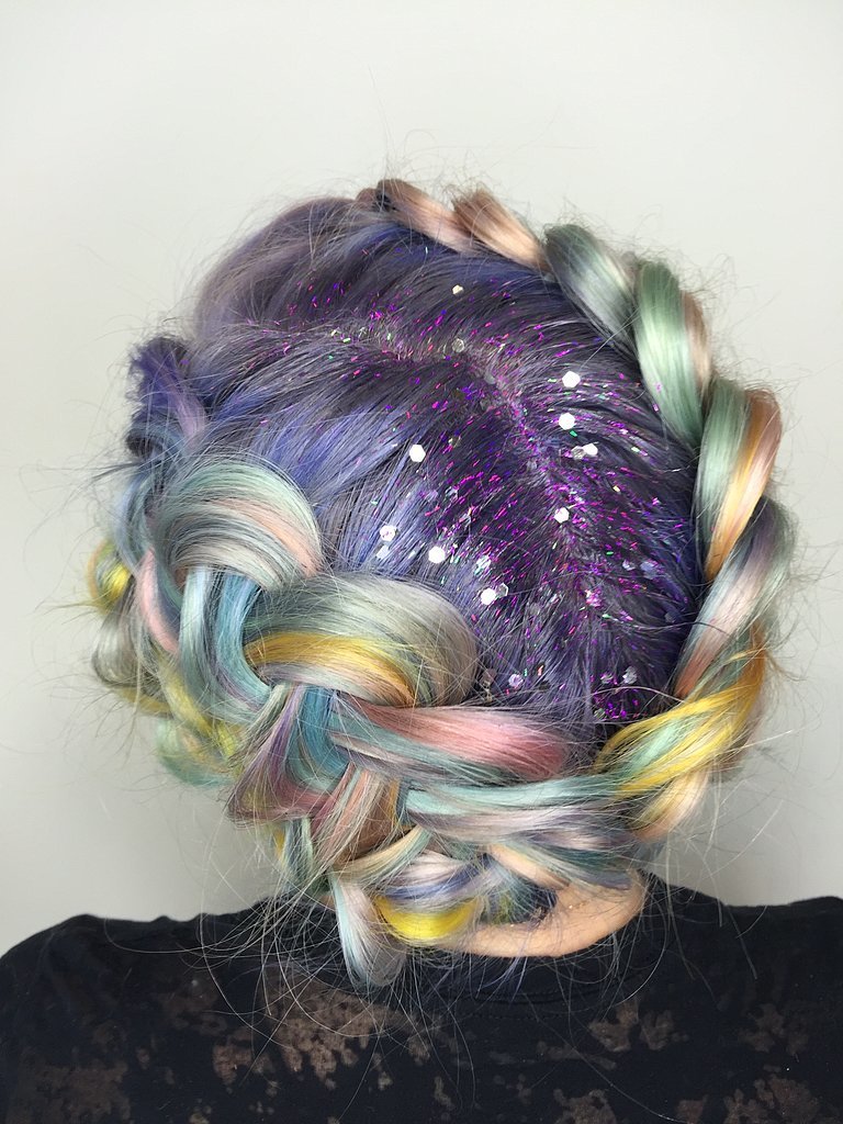Beauty Trend Macaron Rainbow Hair Style Files