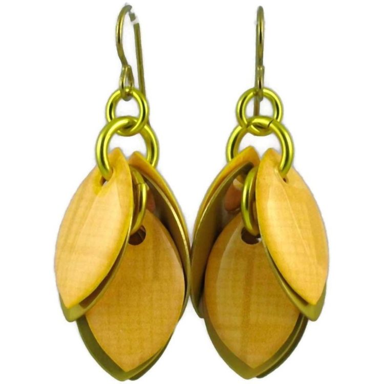 Diana Ferguson Jewelry Primrose Yellow Petal Earrings