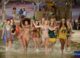 Gigi Hadid leads models down a lagoon-inspired runway at Tommy Hilfiger's Spring 2016 show