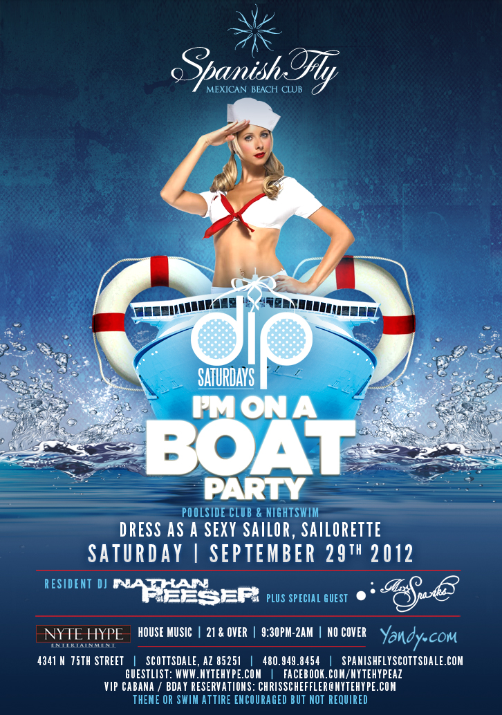 dip saturdays im on a boat sailor themed party