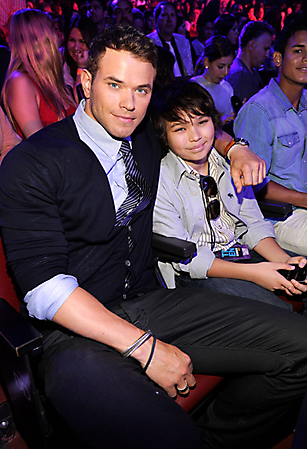 Actor Kellan Lutz and Tanner Lutz.