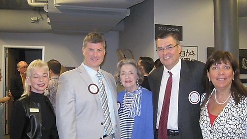 Judy Wolf, Ryan Taylor, Marion Roose Pullin, Harry and Rose Papp