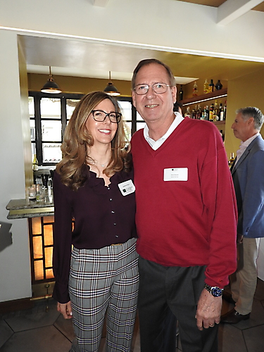 Stephanie Davis, Diversified Partners, with Steve Russell, De Rito Partners