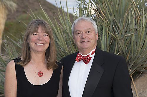 Foundation Board of Trustees Chair Maja Wessels and Foundation Board of Stewards Member Charles Covington.