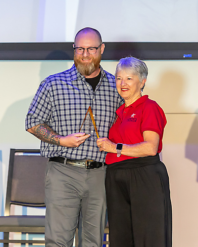 DJ and Barbara teacher of the year