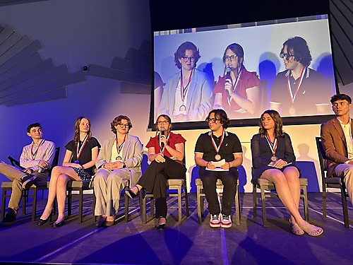 Scholarship Recipient Panel shared impact of learning from veterans