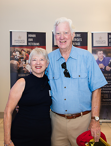 Barbara Hatch with Vietnam Veteran Joe Brett