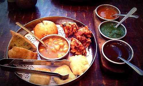 punjabi veggie platter