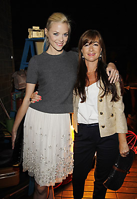 Actresses Jaime King and Deborah Lloyd