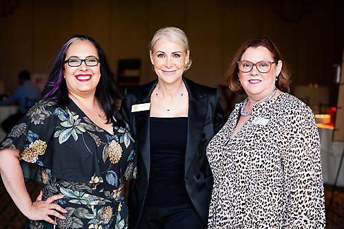 Teen Lifeline Clinical Director Nikki Kontz, Event Chair Barbara Lytle and Teel Lifeline Executive Director Michelle Moorhead