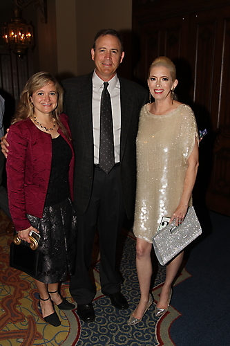Stephanie and Todd Campbell with Beth McRae