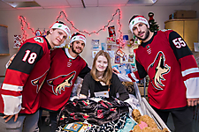 Arizona Coyotes at Phoenix Children's Hospital