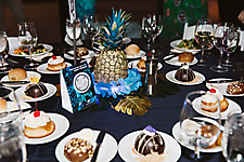 Blue Hawaii Gala Tablescape
