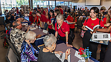 book signing large group