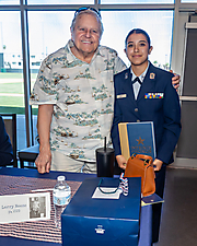Larry Reese with student