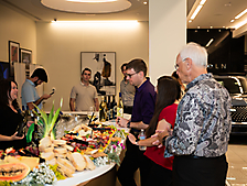 Guests and refreshments