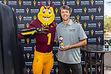 Jake Plummer Life-Size Bobblehead Unveiling 