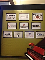 Promise Ball pic- wall of sponsors