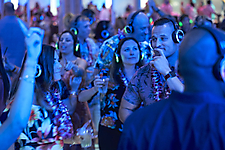 Attendees enjoy the Silent Disco Afterparty (1)