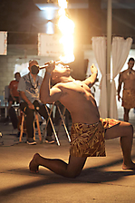 Firedancer performs at Luau