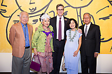 Andrew and Wan Kim, David Roche, Doris and Hong Ong