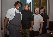 Executive Chef Stephen Jones (LEFT) and culinary team - OTV 2017