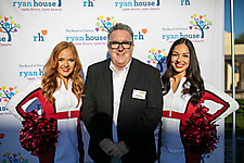 Kevin McCabe with AZ Cardinals Cheerleaders