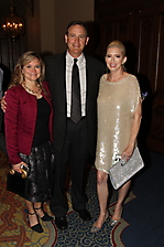 Stephanie and Todd Campbell with Beth McRae