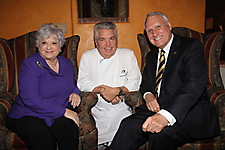 Chef Vincent with Caryll and Jon Kyl 