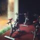 Check out the water wall beside the spin studio