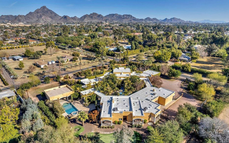 Phoenix, This luxurious Bartlett Estates property includes a 3, 000plus sq ft GUEST HOUSE and a POOL HOUSE boasting a rooftop patio with mountain views, <strong>$3,700,000</strong>, Berkshire Hathaway HomeServices Arizona Properties