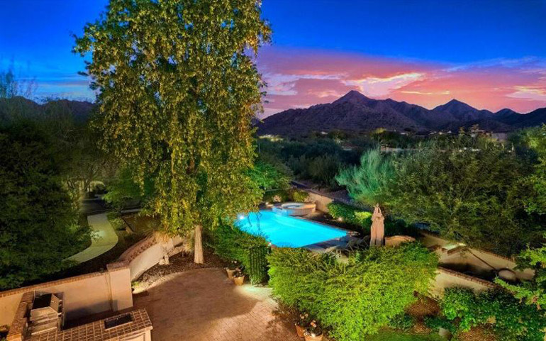 Scottsdale, An elegantly warm & charming estate with breathtaking mountain views from the oversized private corner lot. Nestled in the prestigious, guard gated community of Silverleaf, <strong>$3,787,062</strong>, The Agency