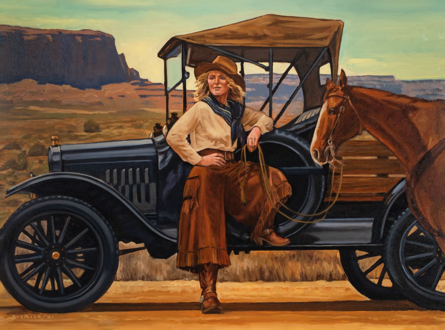 Dennis Ziemienski--In Retrospect--Oil on canvas--36h x 48w.jpg