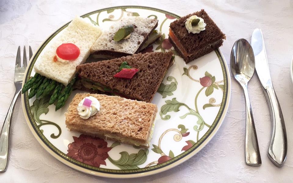 finger sandwiches at phoenician