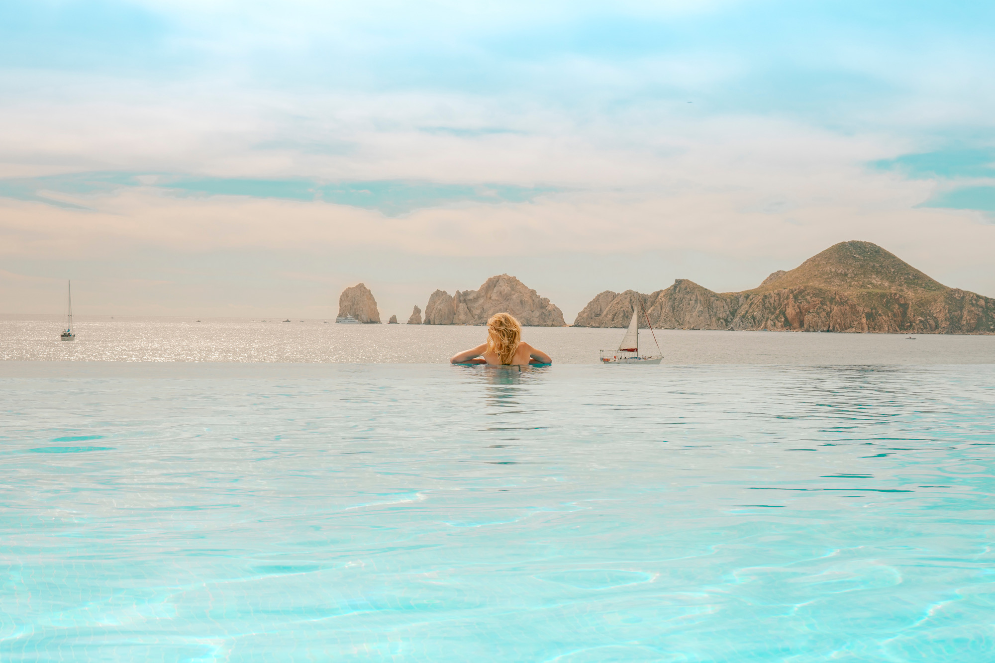 cabo san lucas riu palace baja california inifinity pool